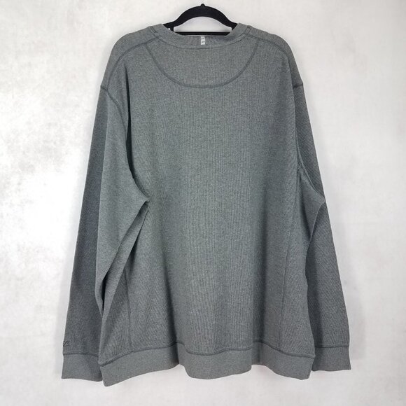 NEW Cutter & Buck Men's 3XL Big 3XB Crew neck Pullover Sweater in Charcoal Gray - Picture 2 of 13